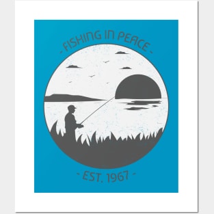 Fishing in Peace Posters and Art